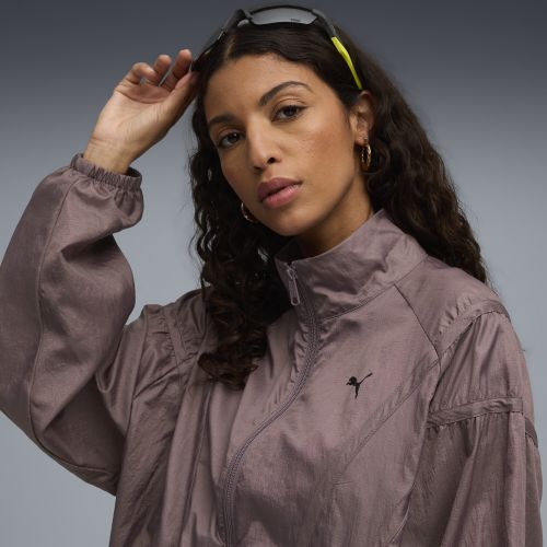 Chaqueta tejida extragrande DARE TO para mujer, Ropa, Morado, XXS - PUMA - Modalova