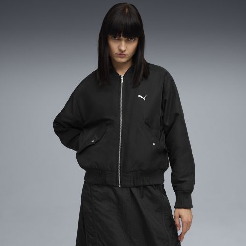 Giacca bomber in satin T7 da donna, Abbigliamento, Nero, XXS - PUMA - Modalova