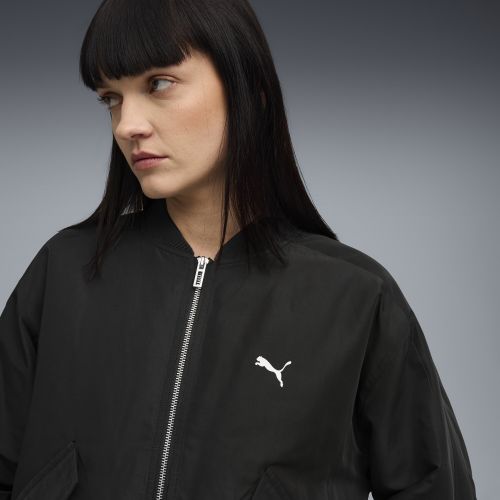 Giacca bomber in satin T7 da donna, Abbigliamento, Nero, XXS - PUMA - Modalova