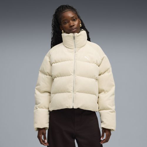 Chaqueta acolchada de pana Wardrobe Essentials para mujer, Ropa, Blanco, XXS - PUMA - Modalova