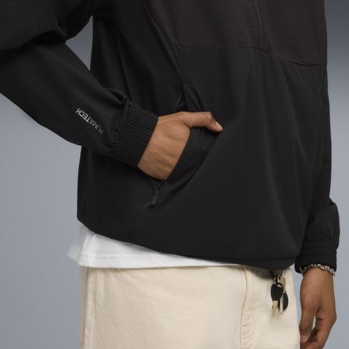 Sudadera holgada TECH Half-Zip para hombre, Ropa, Negro, S - PUMA - Modalova