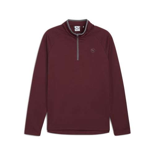 Top con zip corta da uomo, Accessori, Rosso, M - PUMA - Modalova