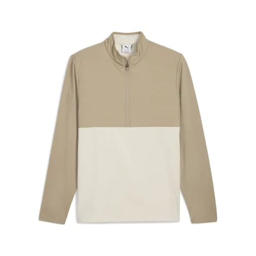 Top con zip corta da golf CLOUDSPUN Tech da uomo, Abbigliamento, , M - PUMA - Modalova
