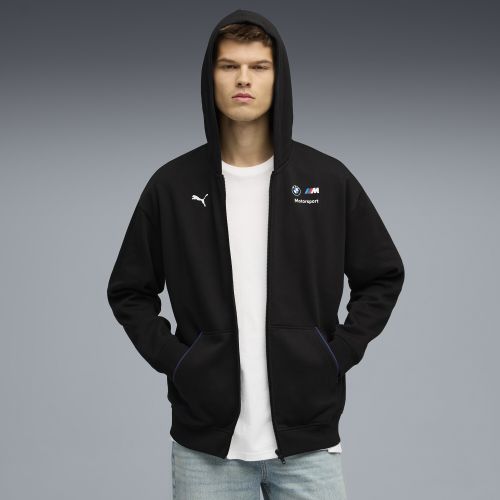 Giacca con cappuccio e zip BMW M Motorsport Essentials da uomo, Accessori, Nero, S - PUMA - Modalova