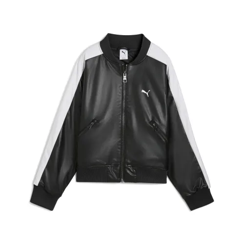 T7 Bomber Jacket Women in | Size Large - PUMA - Modalova