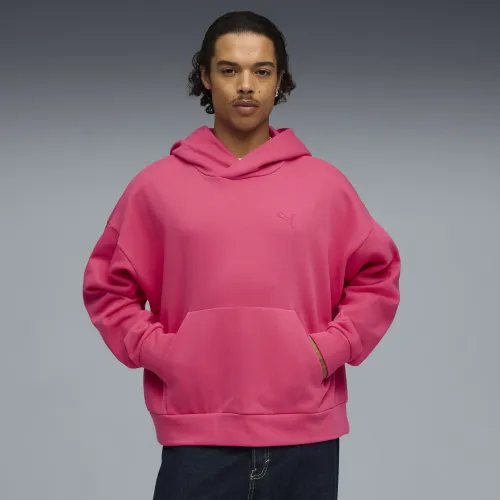 Sudadera con capucha Wardrobe Essentials Boxy Fleece para hombre, Ropa, Rosa, S - PUMA - Modalova