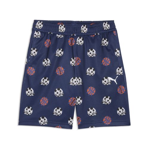 Shorts holgados Sporty Cats estampados para niños, Accesoiros, Azul, 2-3Y - PUMA - Modalova