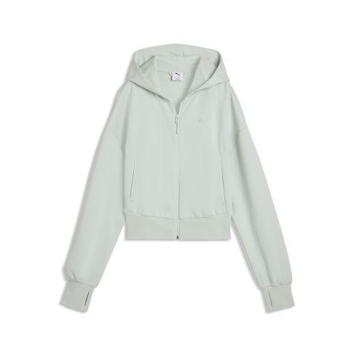 TECH SENSE Full Zip Hoodie Women in Green | Size Small - PUMA - Modalova