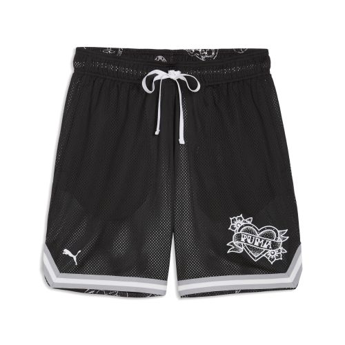 Swish N' Ink 7" Wendbare Strickshorts Herren, Accessoires, Schwarz, XS - PUMA - Modalova