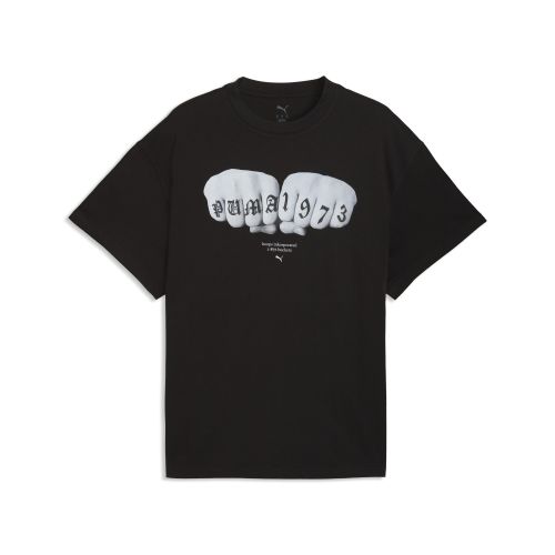 T-shirt da basket oversize Swish N' Ink I da uomo, Accessori, Nero, XS - PUMA - Modalova