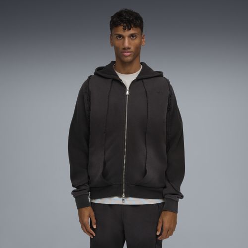 Felpa con cappuccio e zip CLRT 2G da uomo, Abbigliamento, Nero, S - PUMA - Modalova