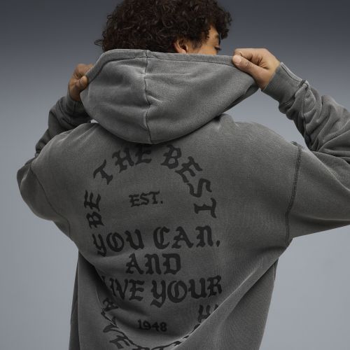 Felpa con cappuccio e zip .NOW da uomo, Abbigliamento, Grigio, XS - PUMA - Modalova
