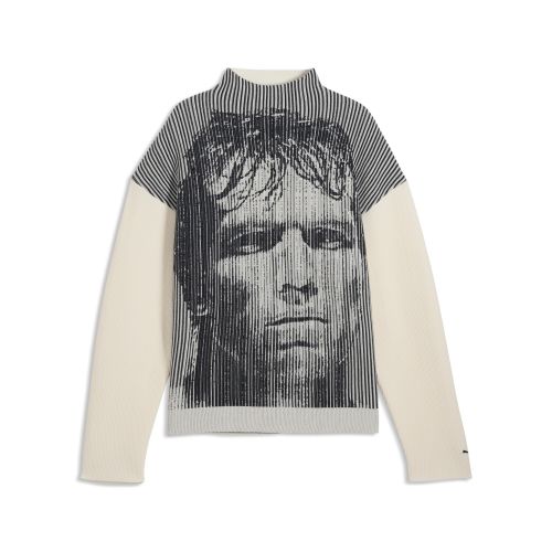KING Knit Crew Sweater Unisex in White | Size Large - PUMA - Modalova