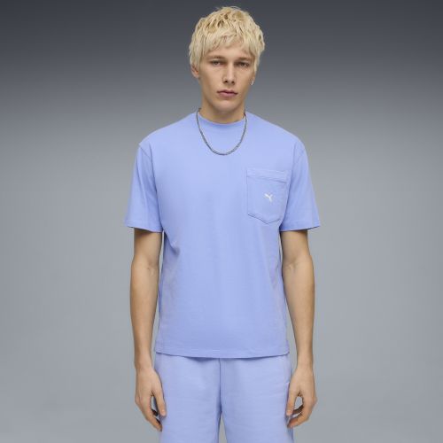 Select Essentials Pocket T-Shirt Men in Purple | Size Large - PUMA - Modalova