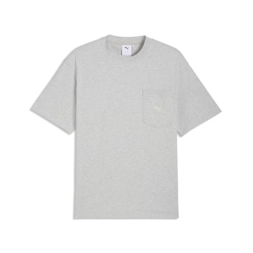 T-shirt Select Essentials Pocket da uomo, Accessori, Grigio, XS - PUMA - Modalova