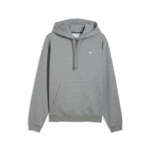 Select Essentials Hoodie Men in Gray | Size Medium - PUMA - Modalova