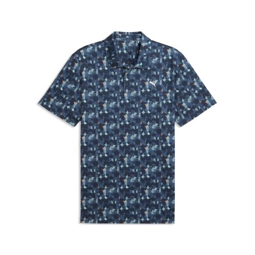 MATTR Deco Golf Polo Men in Blue | Size Large - PUMA - Modalova