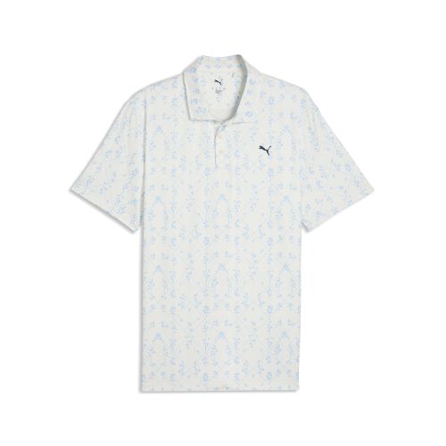 CLOUDSPUN Argyle Bloom Golf Polo Men in White (/) | Size Large - PUMA - Modalova