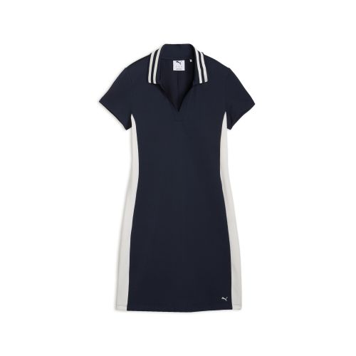 Pique Golf Dress Women in Blue | Size Medium - PUMA - Modalova