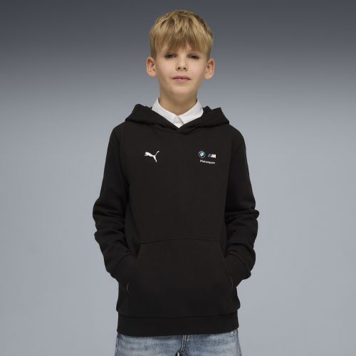 Felpa con cappuccio BMW M MOTORSPORT Essentials per ragazzi, Accessori, Nero, 5-6Y - PUMA - Modalova