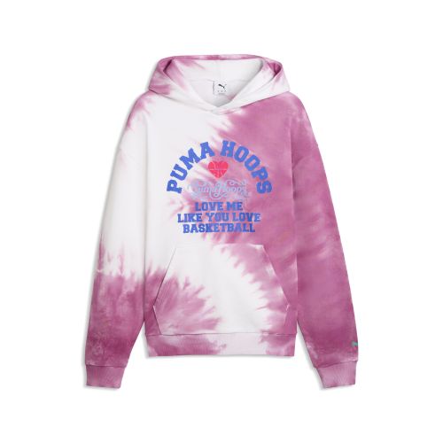 Felpa con cappuccio da basket What The Fun da uomo, Accessori, Rosa, XS - PUMA - Modalova