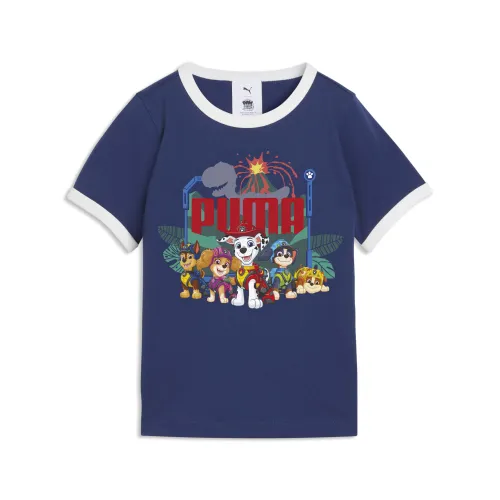 X PAW PATROL Ringer-T-Shirt Kinder, Accessoires, , 4-5Y - PUMA - Modalova
