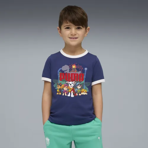 X PAW PATROL Ringer-T-Shirt Kinder, Accessoires, , 4-5Y - PUMA - Modalova
