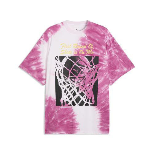 T-shirt da basket oversize What The Fun da uomo, Accessori, Rosa, XXS/S - PUMA - Modalova