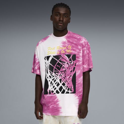T-shirt da basket oversize What The Fun da uomo, Accessori, Rosa, XXS/S - PUMA - Modalova