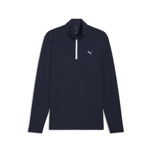 Pure 3.0 Quarter-Zip Golf Jacket Men in Blue | Size Large - PUMA - Modalova