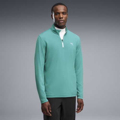 Pure 3.0 Quarter-Zip Golf Jacket Men in Green | Size Large - PUMA - Modalova