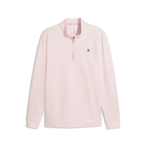 X ARNOLD PALMER CLOUDSPUN Quarter-Zip Golf Jacket Men in Pink | Size Large - PUMA - Modalova