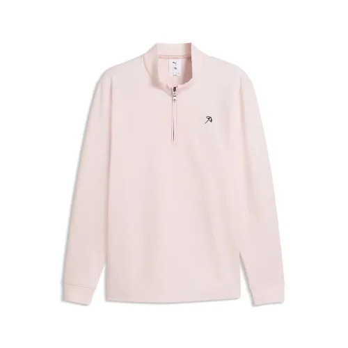 X ARNOLD PALMER CLOUDSPUN Quarter-Zip Golf Jacket Men in Pink | Size Medium - PUMA - Modalova