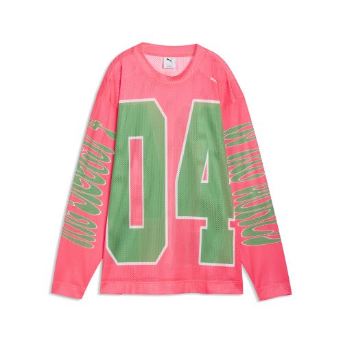Maglia a maniche lunghe oversize Flau'jae da donna, Accessori, Rosa, S - PUMA - Modalova