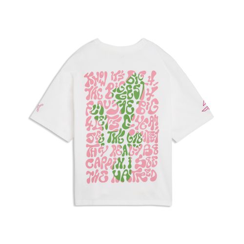Camiseta Flau'jae estampada extragrande unisex, Accesoiros, Blanco, S - PUMA - Modalova