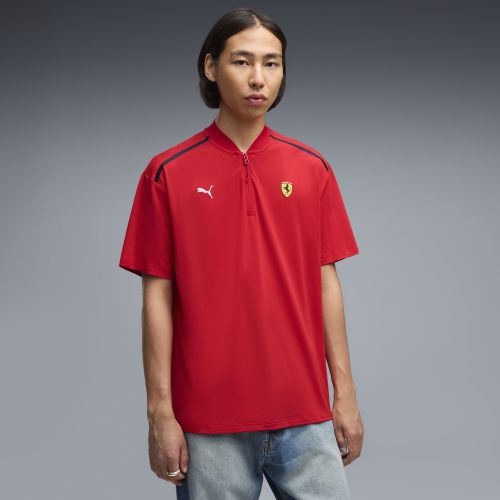 Scuderia Ferrari Premium CLOUDSPUN Relaxed Polo Men in Red | Size Large - PUMA - Modalova