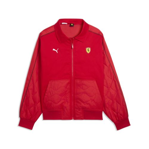 Ferrari Premium T7 Race Jacket Relaxed Men in Red () | Size Large - PUMA - Modalova