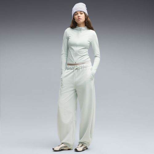 TECH SENSE Barrel Sweatpants Women in Green | Size Large - PUMA - Modalova
