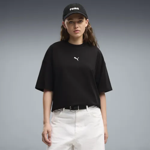 T-shirt oversize Essentials da donna, Abbigliamento, Nero, XS - PUMA - Modalova
