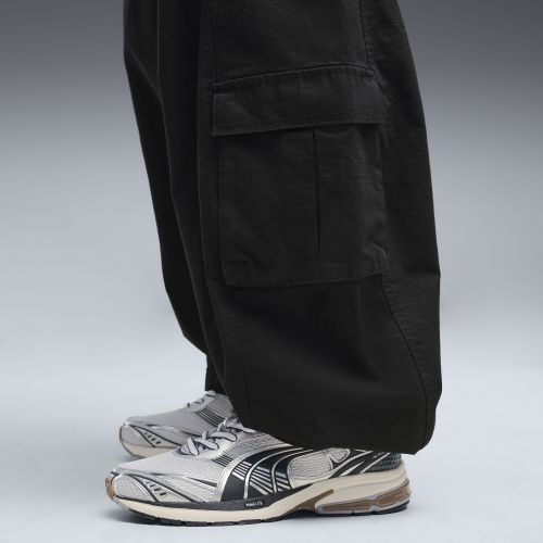 Pantalones cargo Essentials de corte holgado para mujer, Ropa, Negro, S - PUMA - Modalova