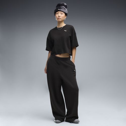 Pantaloni oversize Essentials da donna, Abbigliamento, Nero, S - PUMA - Modalova