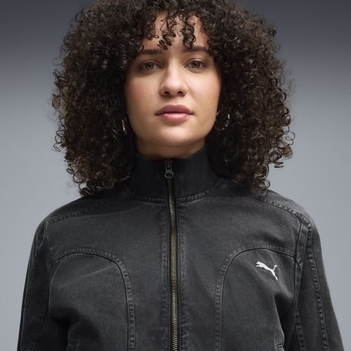 Chaqueta de sarga FUTURE..ARCHIVE de efecto lavado para mujer, Ropa, Negro, S - PUMA - Modalova
