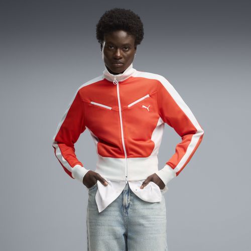 T7 Retro Track Jacket Women in Red | Size Large - PUMA - Modalova