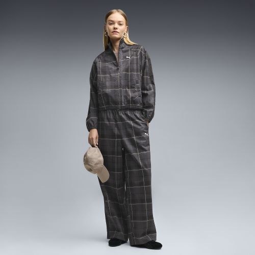 T7 Relaxed Tartan Pants Women in | Size Large - PUMA - Modalova