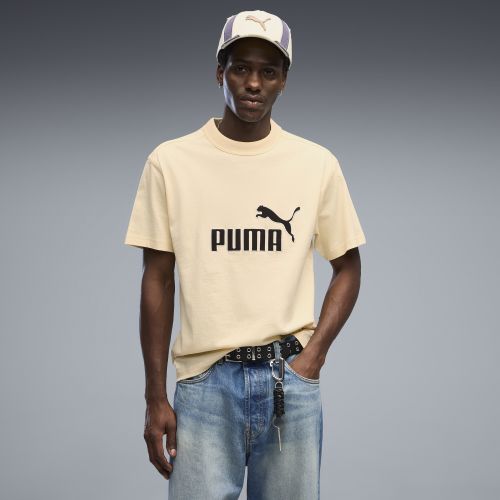 Essentials Elevated No.1 Relaxed T-Shirt Men in Yellow | Size Large - PUMA - Modalova