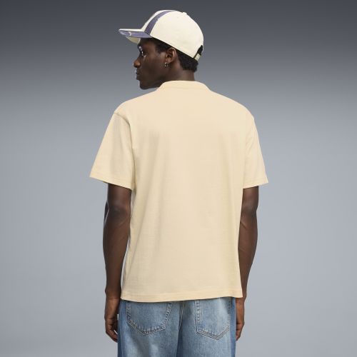 T-shirt Essentials Elevated No.1 dal taglio morbido da uomo, Accessori, Giallo, XS - PUMA - Modalova