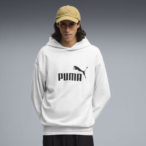 Essentials Elevated No. 1 Relaxed Hoodie Men in White | Size Large - PUMA - Modalova