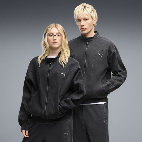 FUTURE..ARCHIVE T7 Relaxed Washed Twill Track Jacket Unisex in | Size Large - PUMA - Modalova