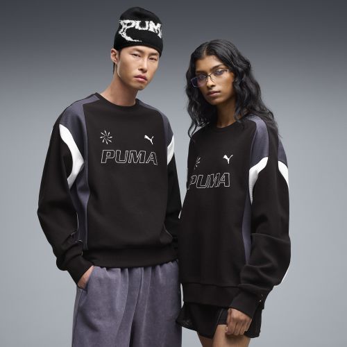 FUTURE..ARCHIVE Relaxed Moto Crew Sweatshirt Unisex in | Size Large - PUMA - Modalova