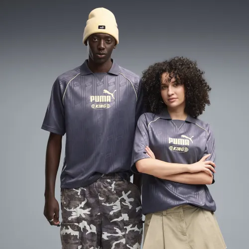 KING Boxy Jersey Unisex in Gray () | Size Large - PUMA - Modalova